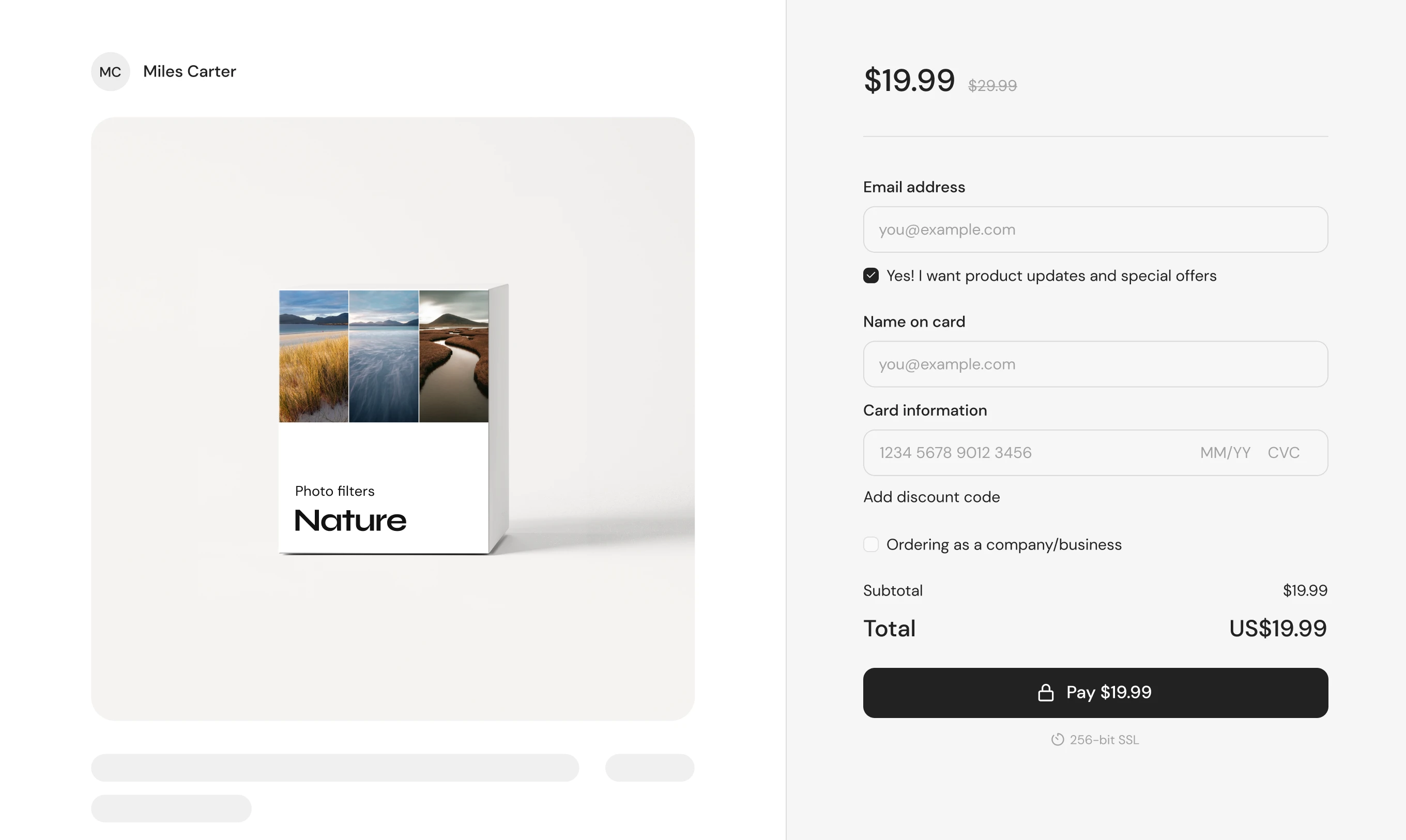 Online store to sell digital products